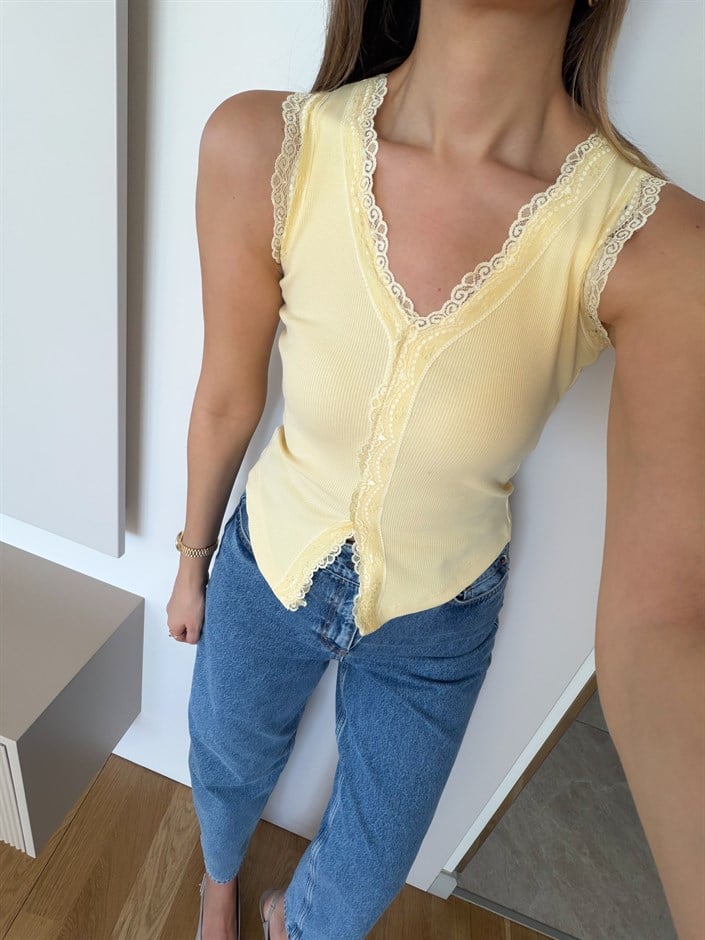 Larisa Dantelli Atlet - Limon Sarısı