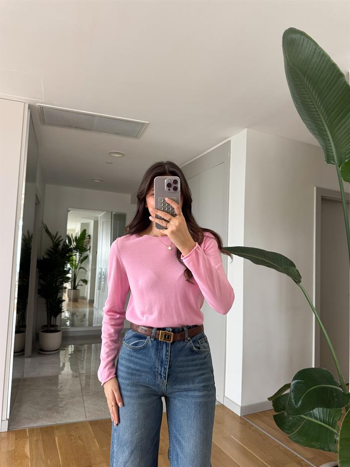 Logan Mersersize Triko - Pembe