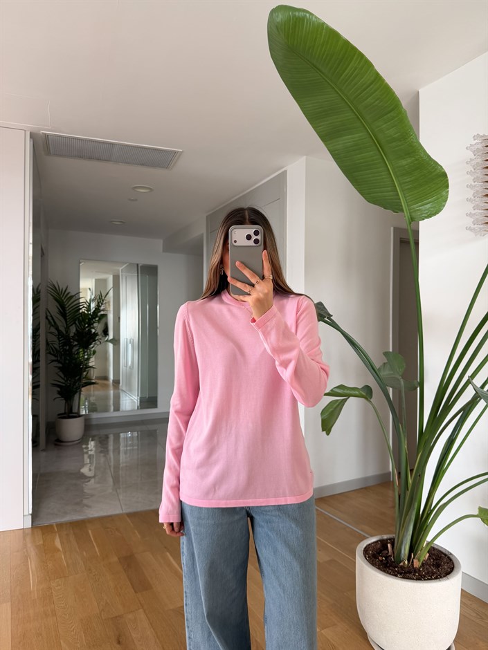 Massi Bisiklet Yaka Triko - Pembe