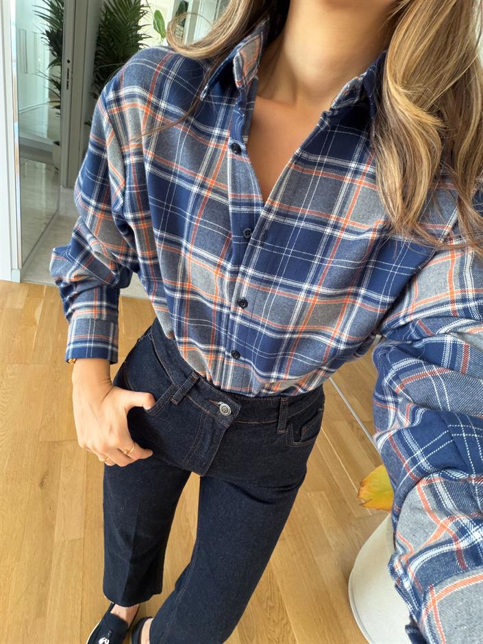 Mia Ekose Desenli Oduncu Gömlek