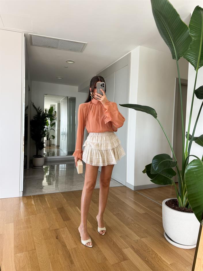 Mona Kat Kat Mini Etek-Bej