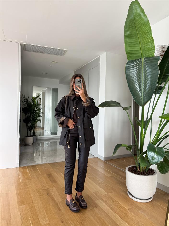 Mumlu Kahve Pantolon