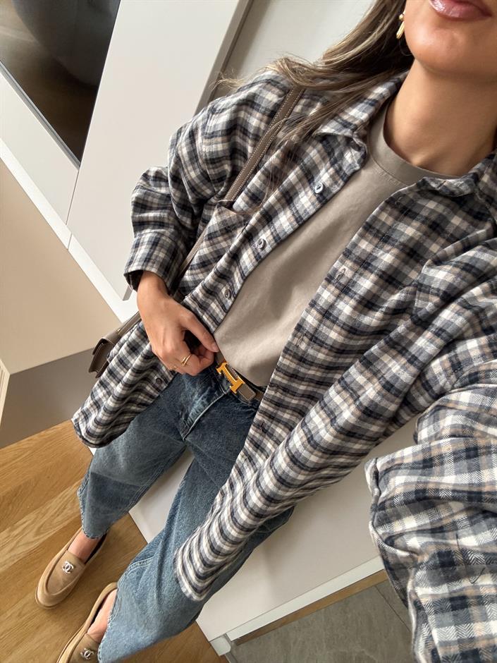 Nouns Kareli Gömlek - Siyah