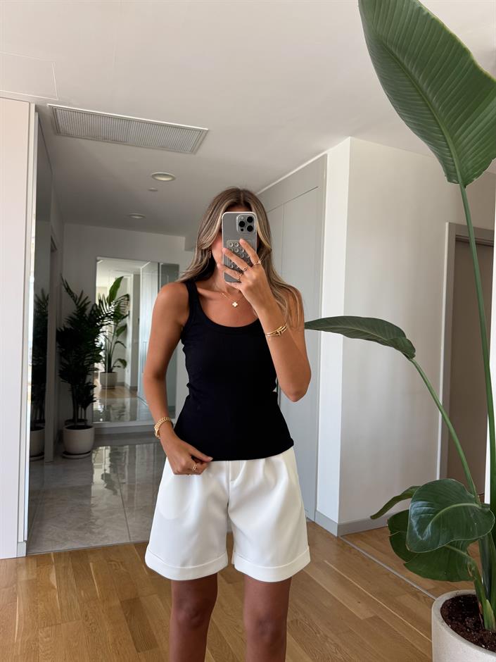 Osis U yaka Atlet- Siyah