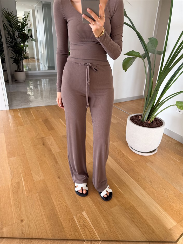 Oys Fitilli Basic Takım - Kahve