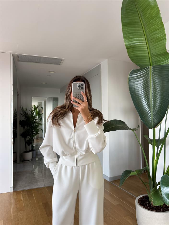 Oys Modal Takım - Beyaz