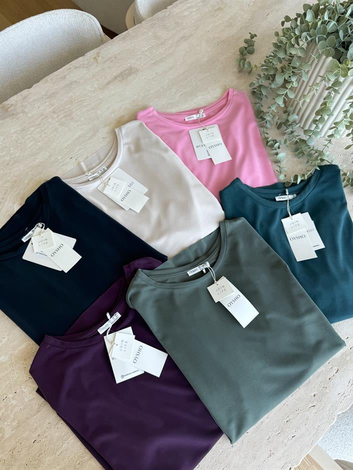 Oys Modal Tişört-Petrol Yeşili