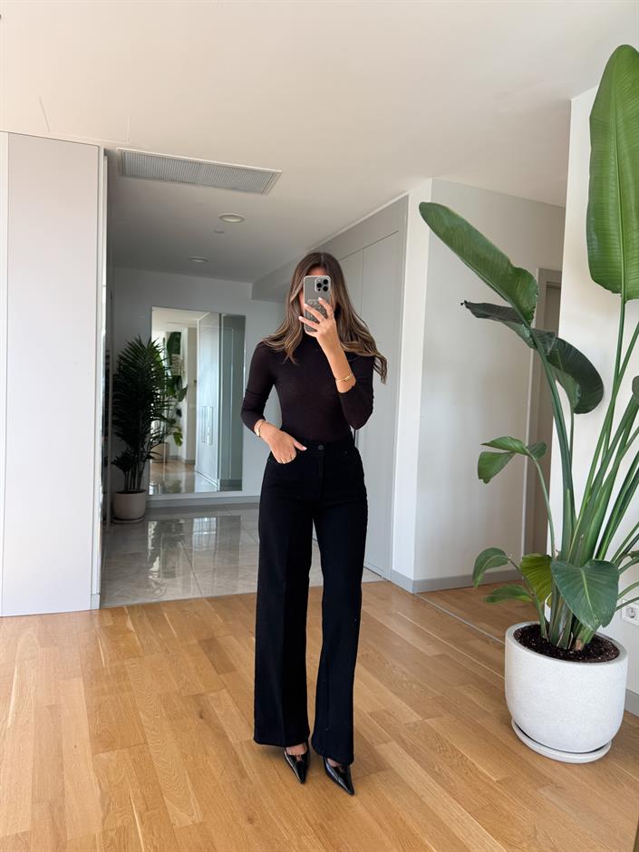 Penny Düz Kesim Jean - Siyah