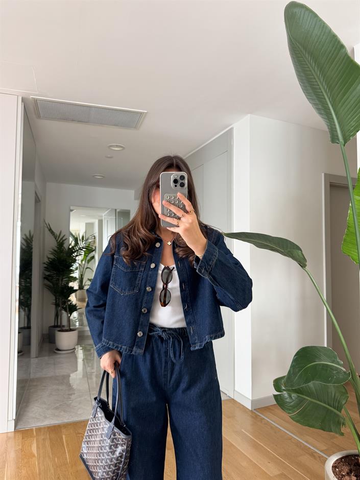 Poppy Denim Ceket Gömlek