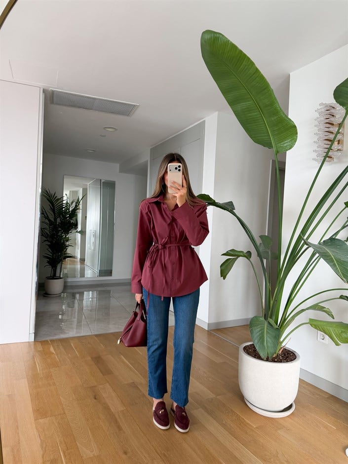 Renata Kesik Paça Boyfit Jean - Mavi