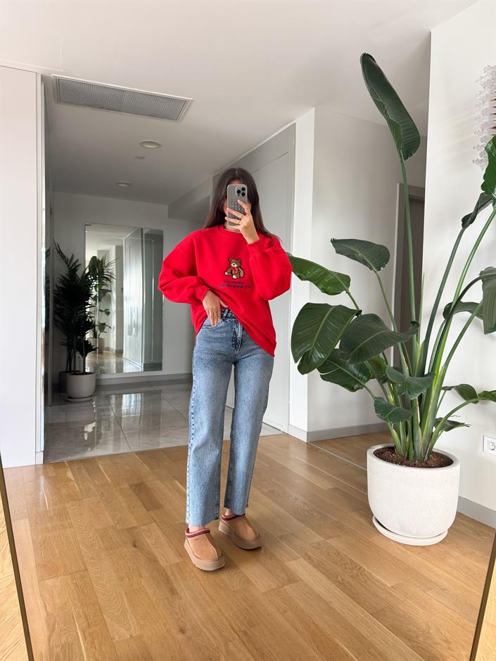 Rima Düz Kesim Jean-Açık Mavi 