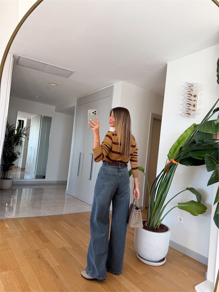Rodri Wide Leg Jean - Eskitme