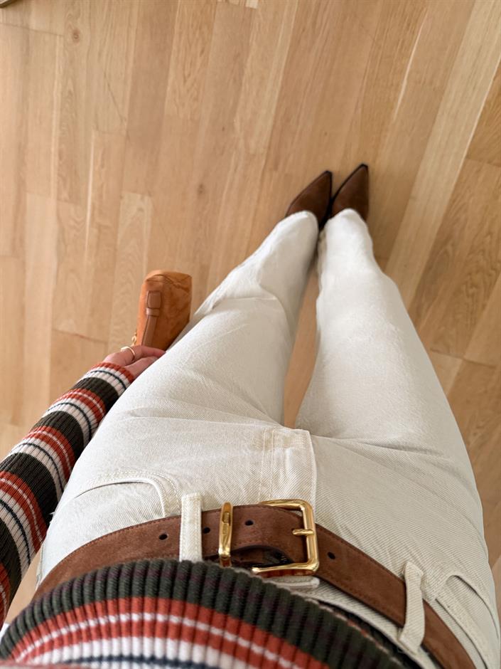 Sandra Zr Straight Bej Jean