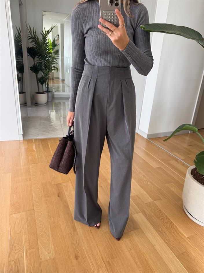 Sortie Pensli Palazzo Pantolon - Gri