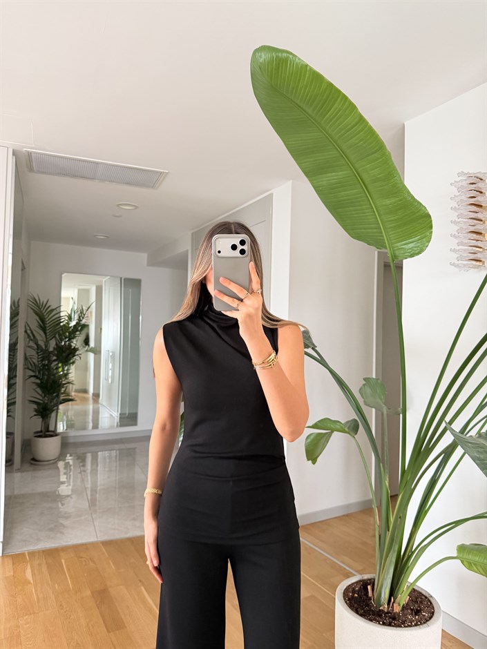 Sour Dik Yaka Modal Takım - Siyah