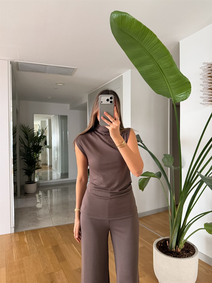 Sour Dik Yaka Modal Takım - Vizon