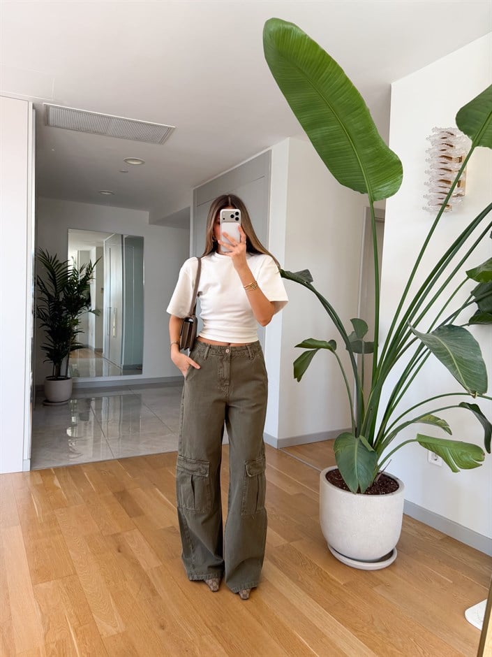 Thora Kargo Cepli Jean - Haki