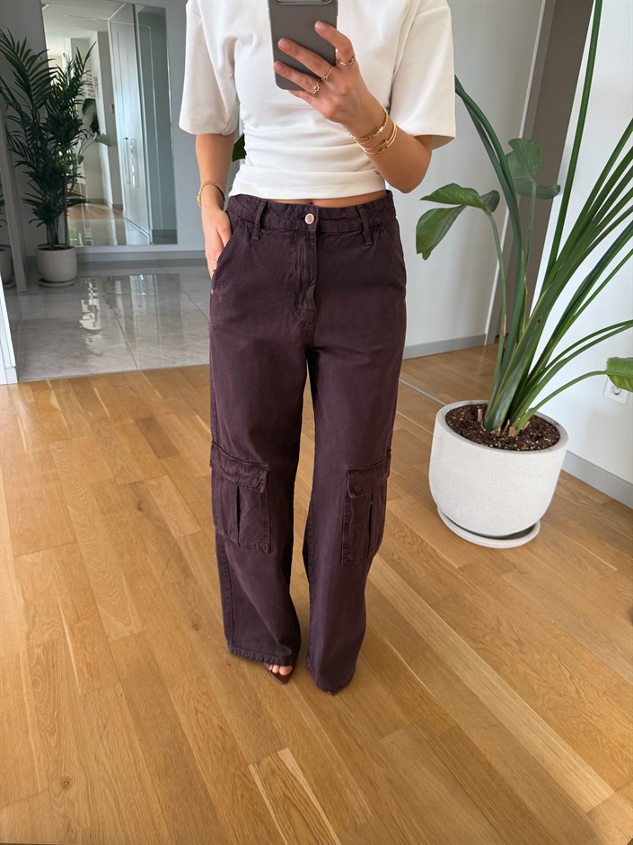 Thora Kargo Cepli Jean - Kahve