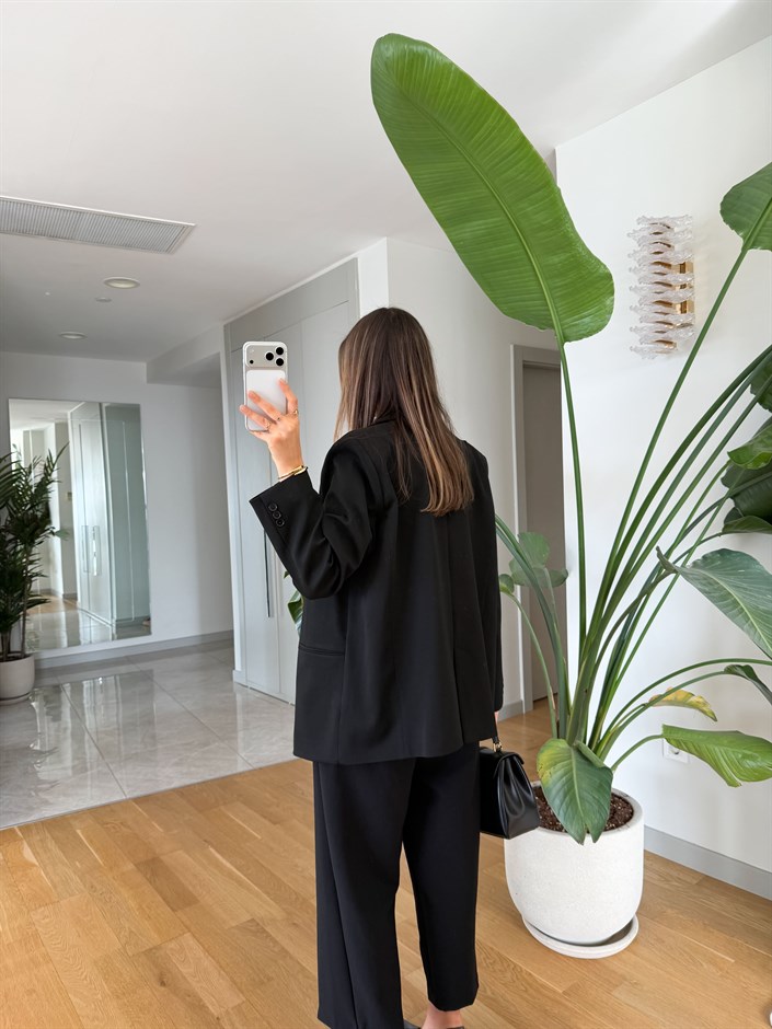 Yunie Blazer Ceket - Siyah