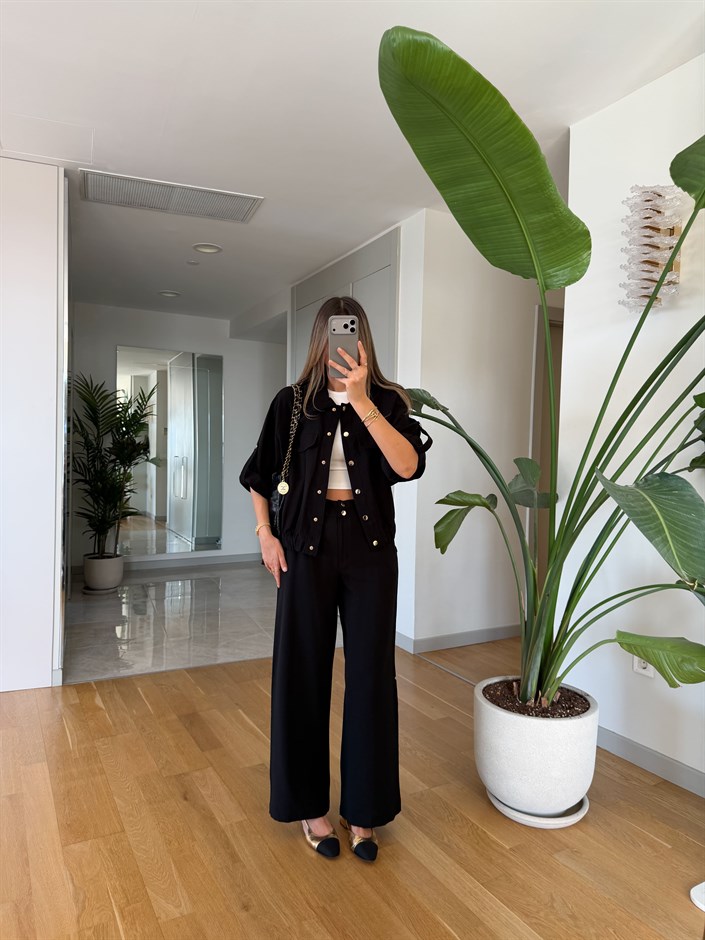 Zane Kapak Cepli Takım - Siyah