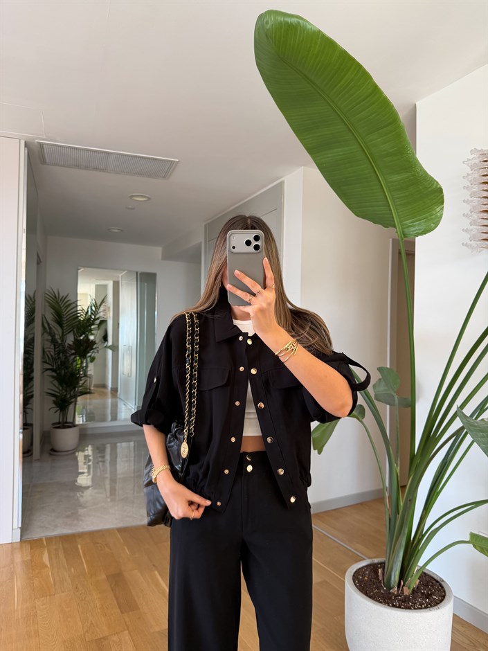 Zane Kapak Cepli Takım - Siyah