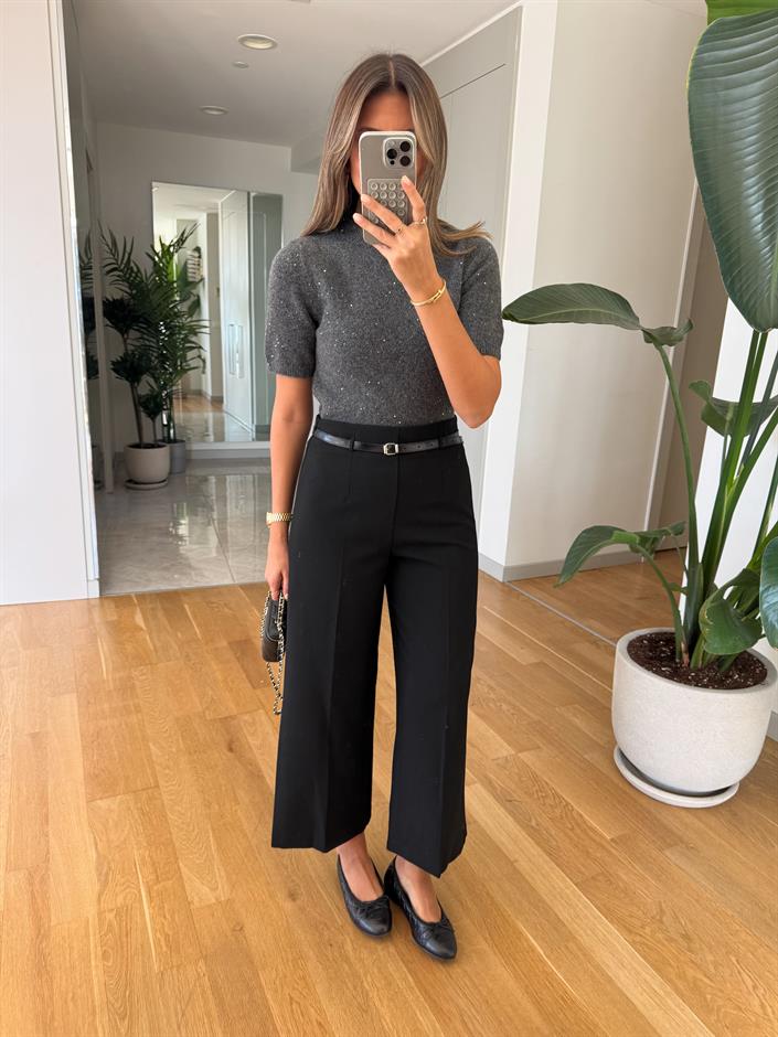 Zr Beli Kemerli Culotte Pantolon