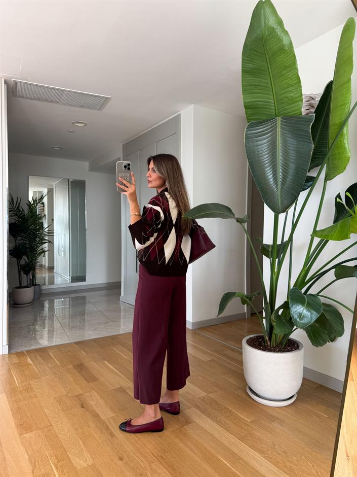 Zr Beli Kemerli Culotte Pantolon