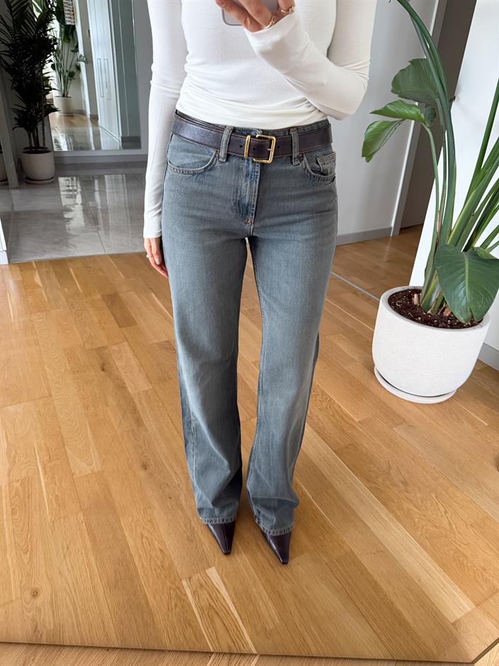 Zr Folkar Straight Jean - Yeşil Tintli