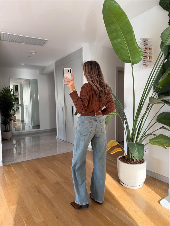 Zr Relaxed Leg Jean - Açık Mavi