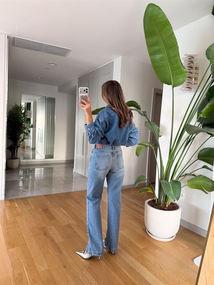 Zr Straight Kesim Jean - Mavi 