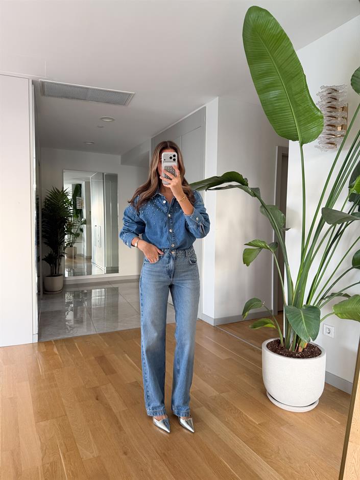 Zr Straight Kesim Jean - Mavi 