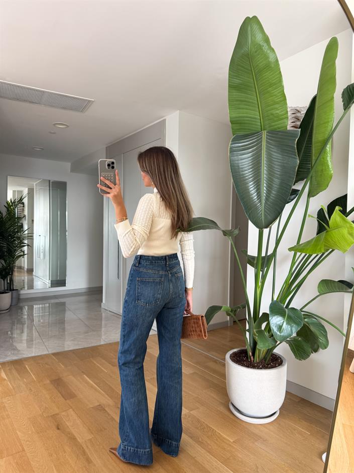 Zr Süs Cep Detaylı Jean 