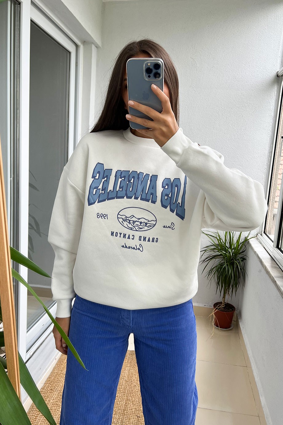 Beyaz Los Angeles Sweatshirt