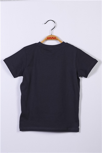 Antrasit Unisex Bebek Basic T-Shirt (9ay-4yaş)