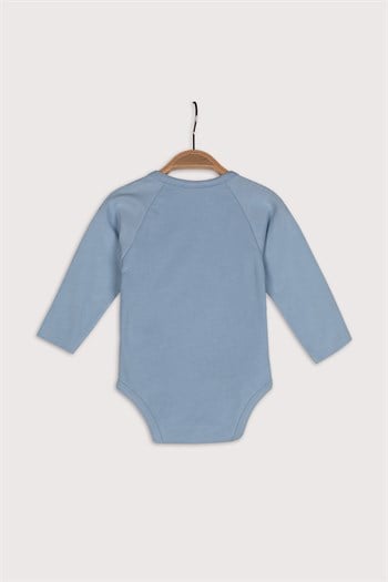 Unisex Bebek Uzun Kollu %100 Pamuk Body (0-12ay)