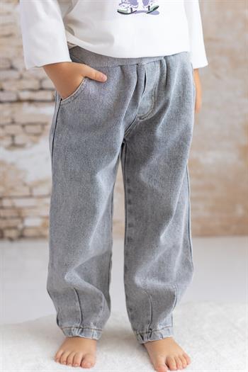 Erkek Bebek Baskılı T-shirt Jean Pantolon Takım - Yeşil