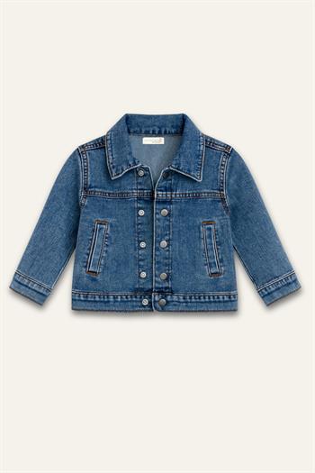 Erkek Bebek Kot Ceketli Dörtlü Takım - Siyah