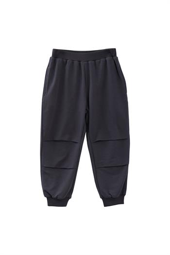 Erkek Bebek Pile Detaylı Eşofman Altı - Antrasit