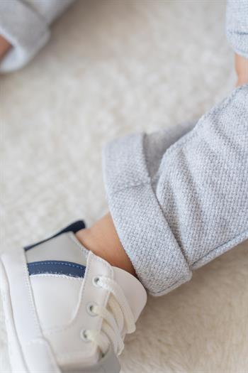 Erkek Bebek Polo Yaka T-shirt ve Pantolon Takım - Gri