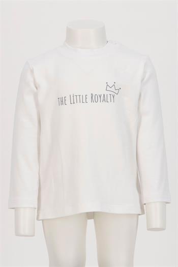 Erkek Bebek Saloped ve T-shirt Takım - Gri