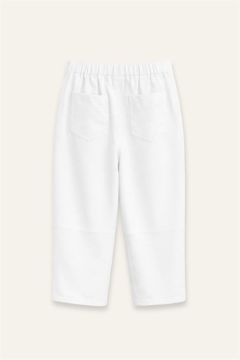 Erkek Çocuk Baggy Pantolon  - Beyaz