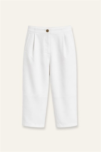 Erkek Çocuk Baggy Pantolon  - Beyaz