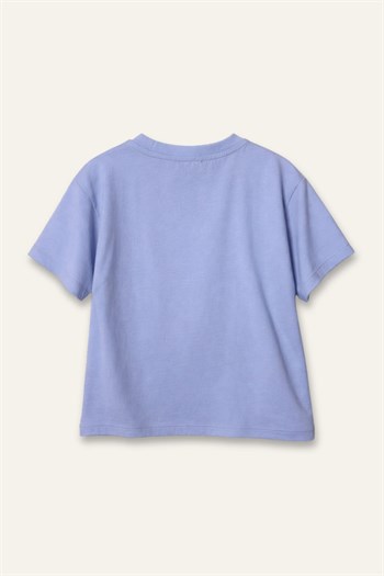 Erkek Çocuk Baskılı T-shirt  - Mavi