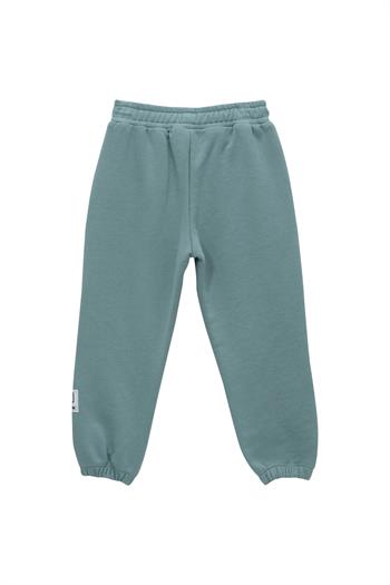 Erkek Çocuk Etiketli Eşofman Altı - Mint