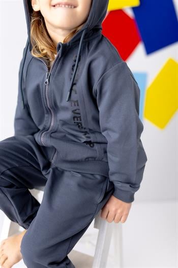 Erkek Çocuk Fermuarlı Eşofman Takımı