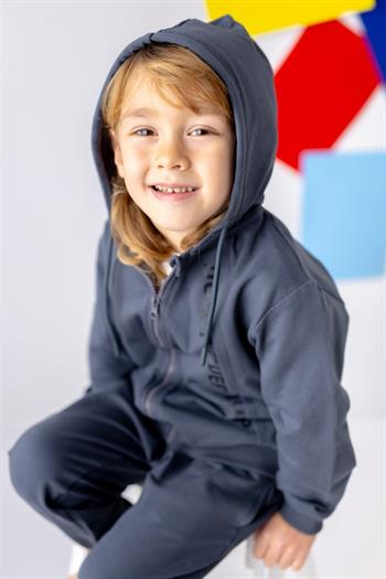 Erkek Çocuk Fermuarlı Eşofman Takımı