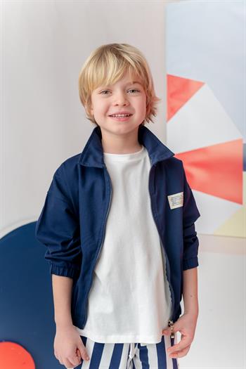 Erkek Çoçuk Gabardin Ceket - Lacivert