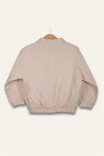 Erkek Çoçuk Gabardin Ceket - Taş Rengi