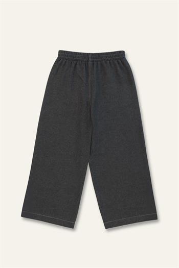 Erkek Çocuk İnce Kaşe Cep Detalı Lastikli Pantalon  - Antrasit