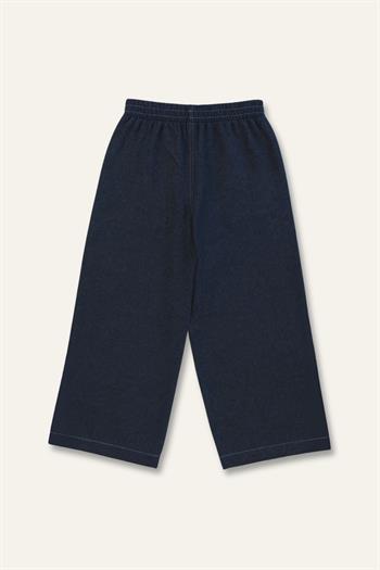 Erkek Çocuk İnce Kaşe Cep Detalı Lastikli Pantalon  - Lacivert